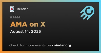 Render to Hold AMA on X on August 14th