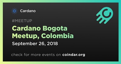 Cardano Bogota Meetup, Colombia