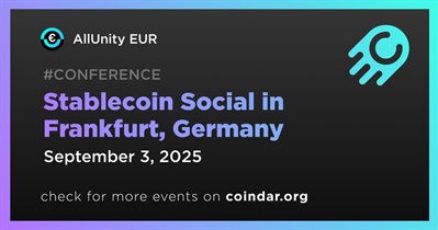 AllUnity EUR to Participate in Stablecoin Social in Frankfurt on September 3rd