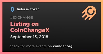 Listing on CoinChangeX