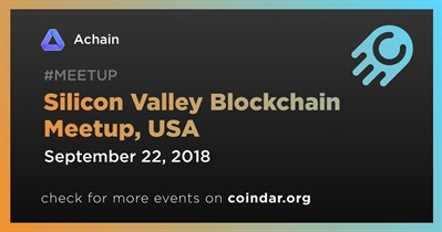 Silicon Valley Blockchain Meetup, USA