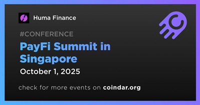 Huma Finance to Participate in PayFi Summit in Singapore on October 1st