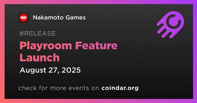 Nakamoto Games to Launch Playroom Feature on August 27th