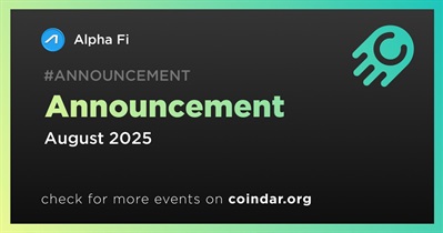 Alpha Fi to Make Announcement in August