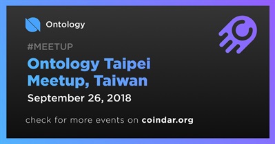 Ontology Taipei Meetup, 台湾