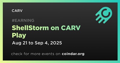 CARV and MyShell Launch ShellStorm on CARV Play