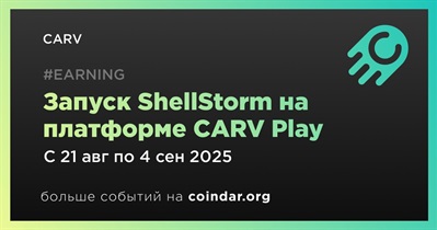 CARV и MyShell запускают ShellStorm на платформе CARV Play