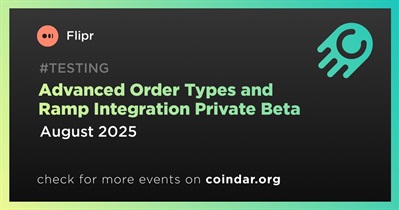 Flipr to Launch Private Beta for Advanced Order Types and Ramp Integration in August