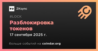 3,61% токенов ZK будет разблокировано 17 сентября