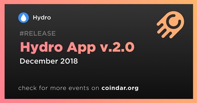 Hydro App v.2.0