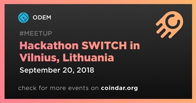 Hackathon SWITCH em Vilnius, Lituânia