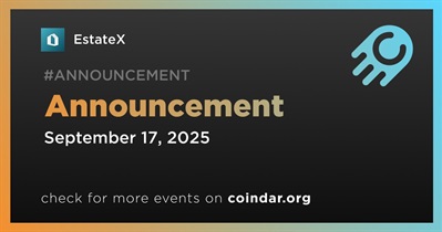 EstateX to Make Announcement on September 17th
