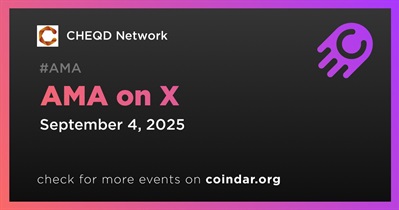CHEQD Network to Hold AMA on X on September 4th