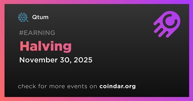 Qtum to Host Halving on November 30th