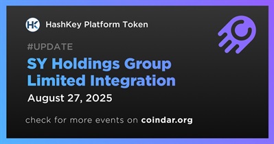 HashKey Platform Token to Be Integrated With SY Holdings Group Limited