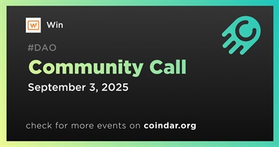 Win to Host Community Call on September 3rd