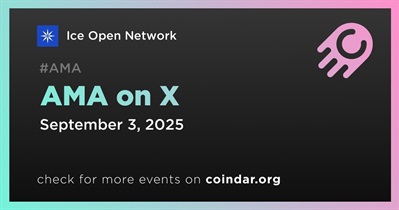 Ice Open Network to Hold AMA on X on September 3rd