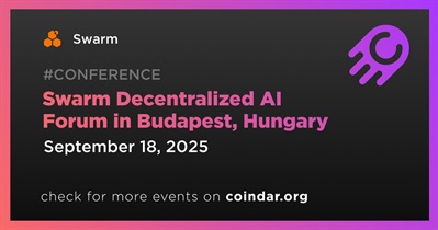 Swarm to Participate in Swarm Decentralized AI Forum in Budapest on September 18th
