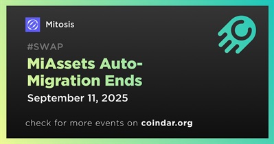 Mitosis to Complete Auto-Migration of MiAssets by September 11