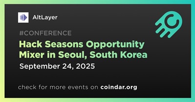 AltLayer to Participate in Hack Seasons Opportunity Mixer in Seoul on September 24th