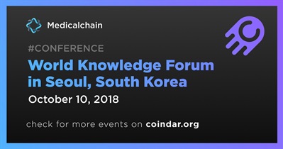 Fórum Mundial do Conhecimento em Seul, Coreia do Sul