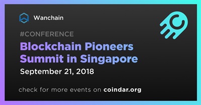 Cumbre de pioneros de blockchain en Singapur