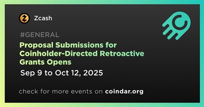 Zcash Opens Proposal Submissions for Coinholder-Directed Retroactive Grants
