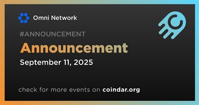 Omni Network to Make Announcement on September 11th