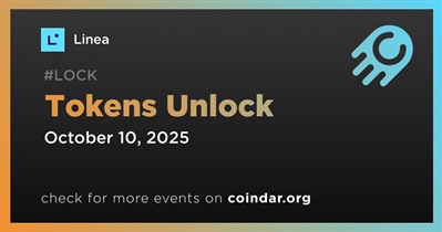 6.57% of LINEA Tokens Will Be Unlocked on October 10th