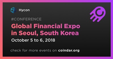 Exposición financiera mundial en Seúl, Corea del Sur