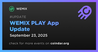 WEMIX PLAY App Update