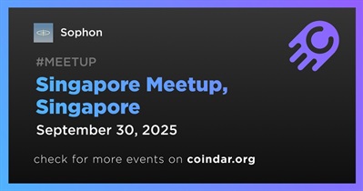 Sophon to Host Meetup in Singapore on September 30th