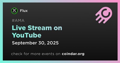 Flux to Hold Live Stream on YouTube on September 30th