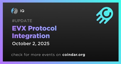 IQ to Be Integrated With EVX Protocol