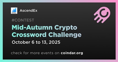 AscendEX to Start Mid-Autumn Crypto Crossword Challenge