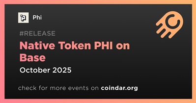 Phi to Launch Native Token PHI on Base in October