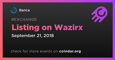 Listing on Wazirx