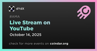 dYdX to Hold Live Stream on YouTube on October 14th