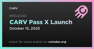 CARV to Launch CARV Pass X on October 15th