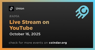 Union to Hold Live Stream on YouTube on October 16th
