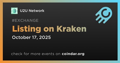 U2U Network to Be Listed on Kraken on October 17th