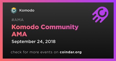Komodo Community AMA