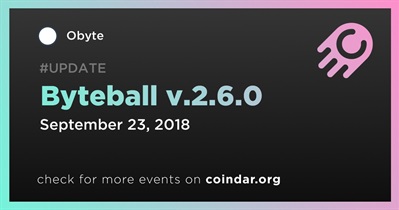 Byteball v.2.6.0