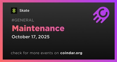 Skate to Conduct Scheduled Maintenance on October 17th