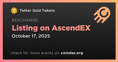 Tether Gold Tokens to Be Listed on AscendEX