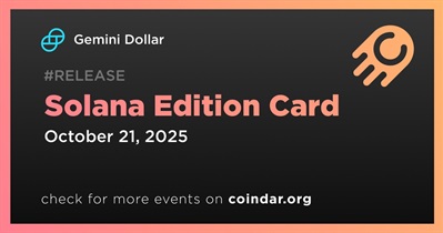 Gemini to Launch Solana Edition Card