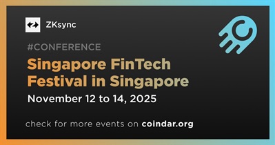 ZKsync to Participate in Singapore FinTech Festival in Singapore on November 12th