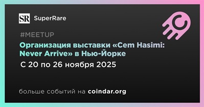 SuperRare проведет выставку «Cem Hasimi: Never Arrive» в Нью-Йорке 20 ноября