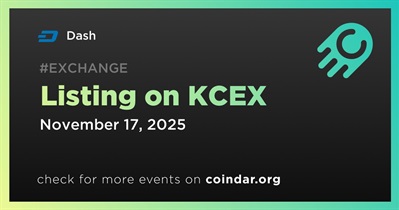 Dash to Be Listed on KCEX