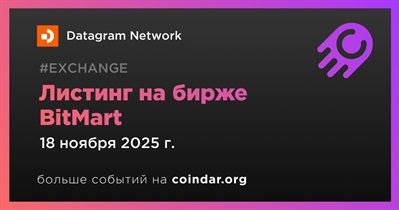 BitMart проведет листинг Datagram Network